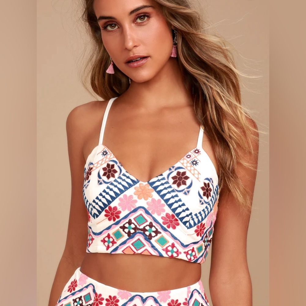 Lulu’s Rhythm is gonna get you embroidered top
